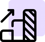 blocks with an arrow up